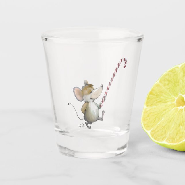 Copo De Shot Feliz Mouse Moe Shot glass (Frente)