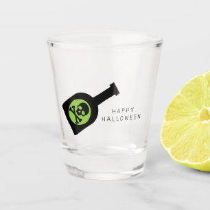 Copo De Shot Feliz Vidro de Álcool Tóxico Engraçado de Hallowee