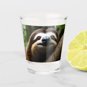 Copo De Shot Felpudo castanho,
