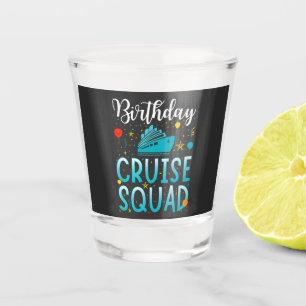 Copo De Shot Férias de Cruzeiro de Birthday
