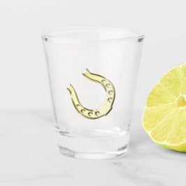 Copo De Shot Ferradura Dourado