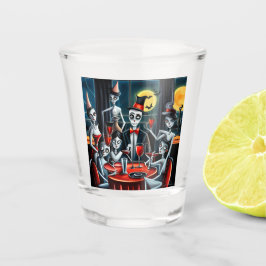 Copo De Shot Festa de abstrato Halloween