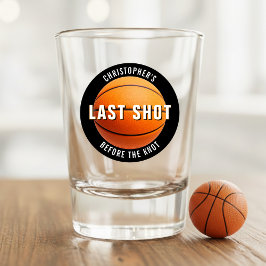 Copo De Shot Festa de Despedida de Solteiro de Basquete Último