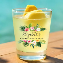 Festa de Despedida Tropical Floral Aquarela