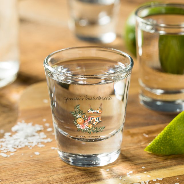 Copo De Shot Festa de Fim de Semana da Bachelorette Personaliza (Criador carregado)