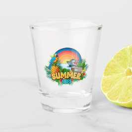 Copo De Shot Festa de Praia Vibes de Verão
