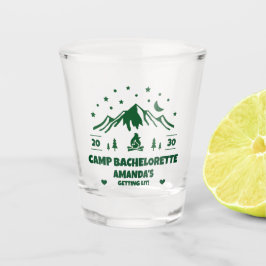Copo De Shot Festa de solteira Camp Bridesmaid Shot Glass