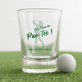 Copo De Shot Festa de Solteira de Golfe É Hora de Par-Tee