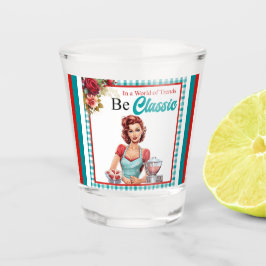 Copo De Shot Festa de solteira Pinup azul clássico