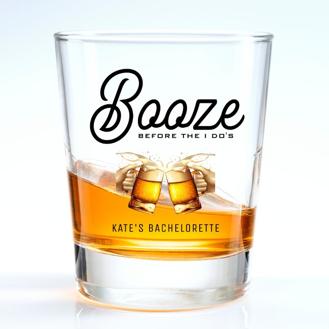 Copo De Shot Festa de Solteiro(a) Booze Before I Do's (Booze Before I Do's Bachelor Bachelorette Party Shot Glass
)