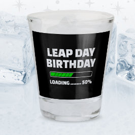 Copo De Shot Fev 29 Ano Leap Aniversário 50% Dia do Leap de Car