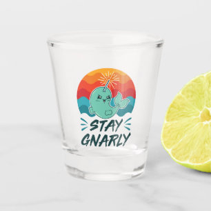 Copo De Shot Fica Gnarly Cute Narwhals Lover