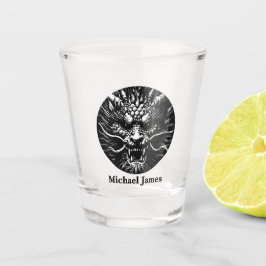 Copo De Shot Fierce Dragon Personalized