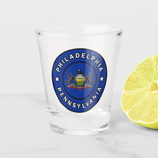Copo De Shot Filadelphia Pensilvânia (Frente)