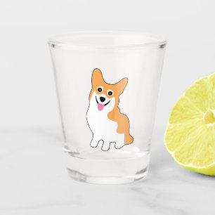 Copo De Shot Filhote de cachorro do Corgi de Galês do Pembroke