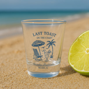 Copo De Shot Fim de Semana da Última Tosta Náutica da Noiva