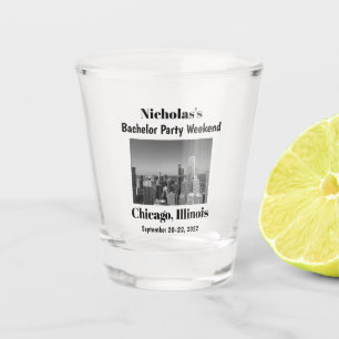 Copo De Shot Fim de Semana Personalizado de Festas de Bachelor