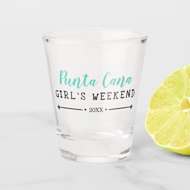 Copo De Shot Fim de Semana Personalizado para Meninas Ano (Frente)