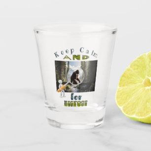 Copo De Shot Fique calmo e procure o Pé Grande