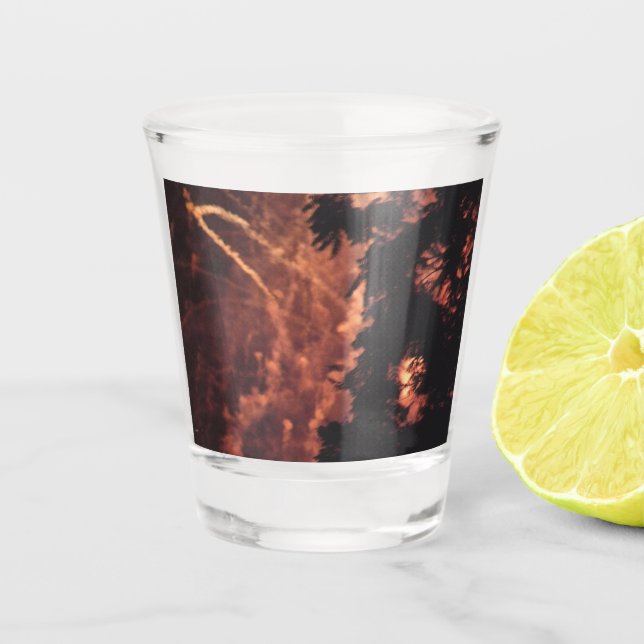 Copo De Shot Fireworks 20 shot de vidro (Frente)