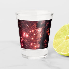 Copo De Shot Fireworks 3 shot glass