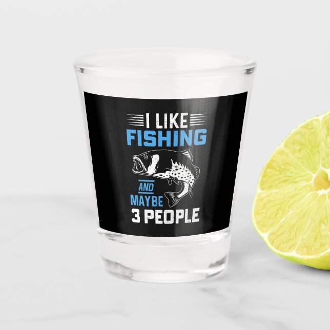 Copo De Shot Fishing Theme  (Frente)