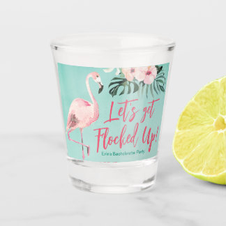 Copo De Shot Flamingo Shot Glass Festa de solteira tropical