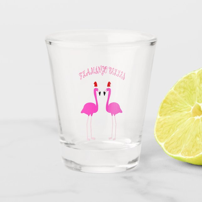 Copo De Shot Flamingos Flamingo Belles (Frente)