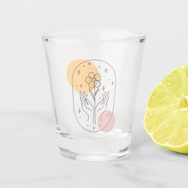 Copo De Shot Flor (Frente)