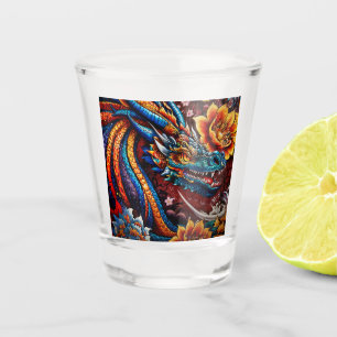 Copo De Shot "Flor do Dragão