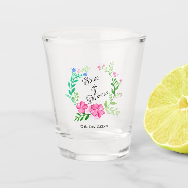 Copo De Shot Floral Wreath (Frente)