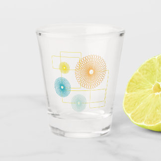 Copo De Shot Flores de 50