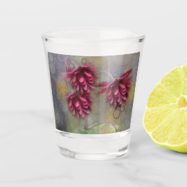 Copo De Shot Flores de Verão, Organizador da Mesa Bandana, Vidr