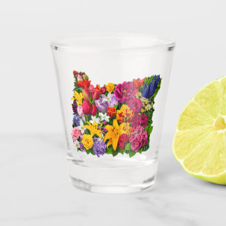 Copo De Shot Flores Silvestres de Oregon