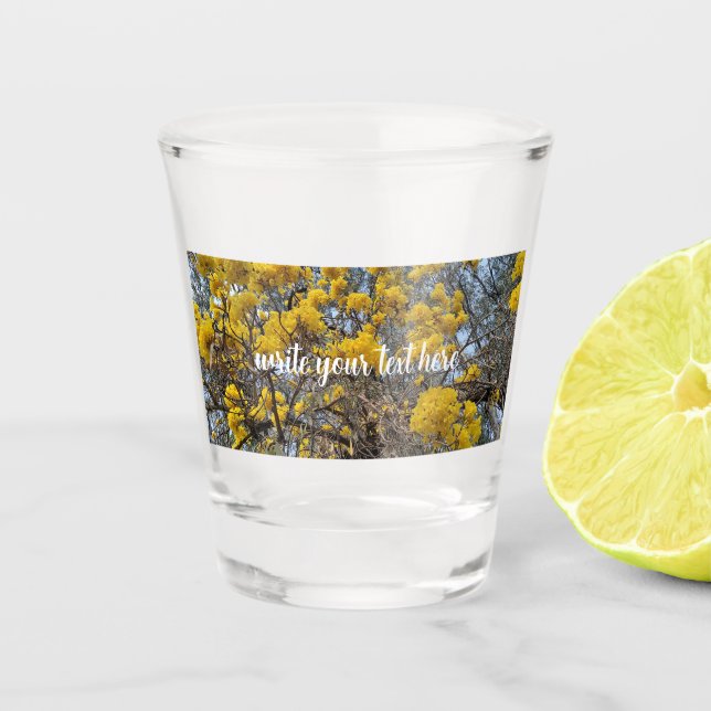Copo De Shot Florescer da natureza (Frente)