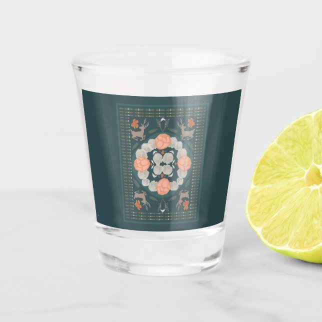 Copo De Shot Floresta Encantada (Frente)