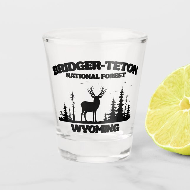 Copo De Shot Floresta Nacional Bridger-Teton (Frente)