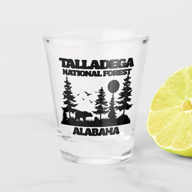 Copo De Shot Floresta Nacional de Talladega (Frente)