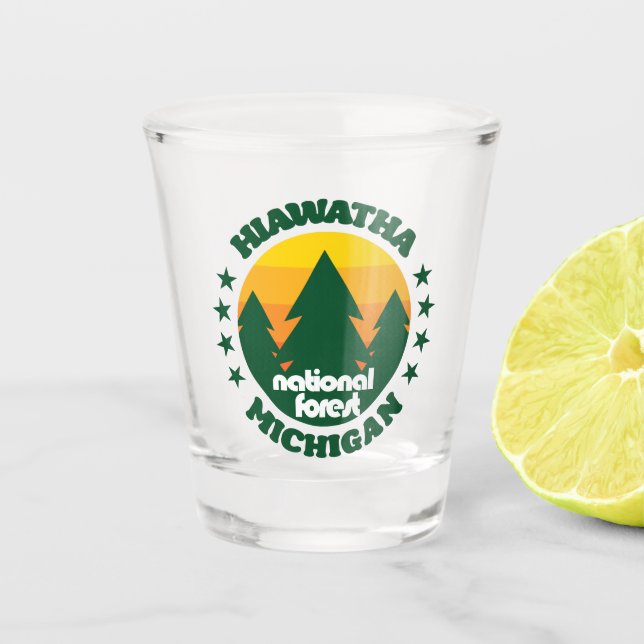 Copo De Shot Floresta Nacional Hiawatha (Frente)