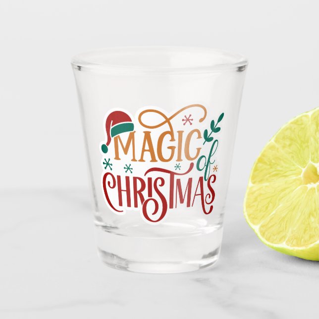 Copo De Shot Fofo 'Magia do Natal'  (Frente)