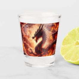 Copo De Shot Fogo de Dragão