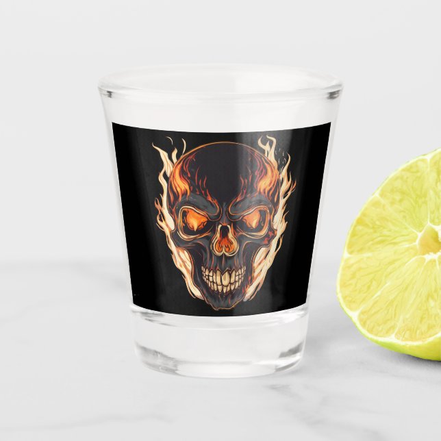 Copo De Shot Fogo e Gelo  (Frente)