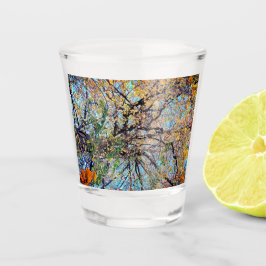 Copo De Shot Folhas manchadas