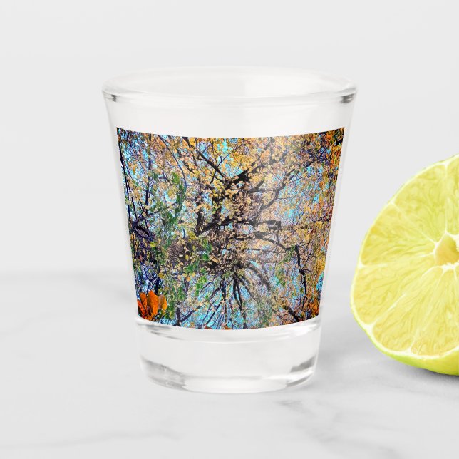 Copo De Shot Folhas manchadas (Frente)