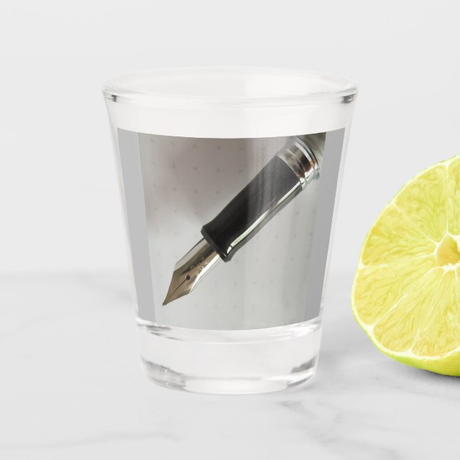 Copo De Shot Fonte de Caneta (Frente)