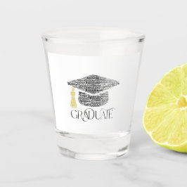 Copo De Shot Formando Palavras Festa de formatura