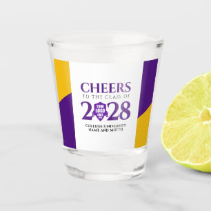 Copo De Shot Formatação na Universidade do Colégio Dourado Roxo
