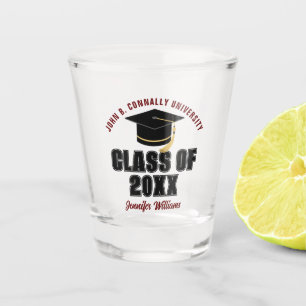 Copo De Shot Formatura Vermelha 2026 Graduado Personalizado
