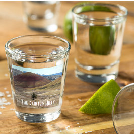 Copo De Shot Foto Colorida do Colinas