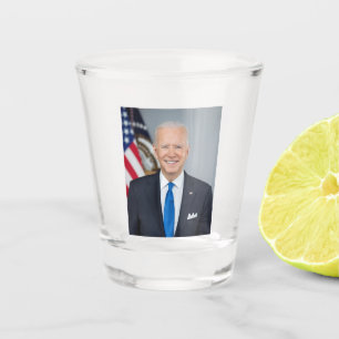 Copo De Shot Foto da Casa Branca do Presidente Americano Joe Bi